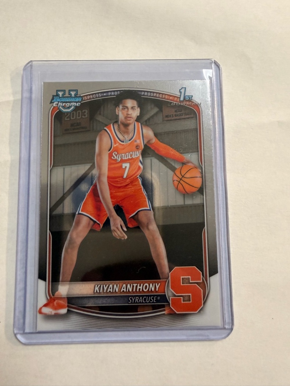 🔥Kiyan Anthony Syracuse Orange #7 Basketball Card (Bowman Chrome)